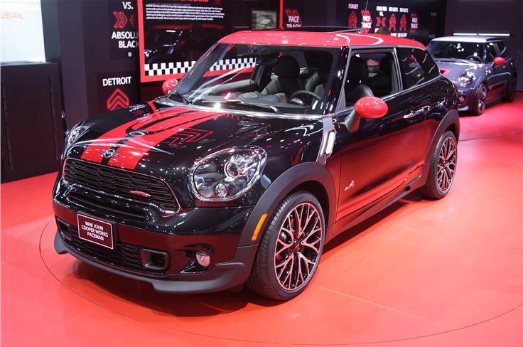Mini brought the JCW version of the new Paceman. 