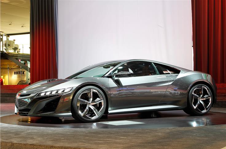 NSX concept badged as a Honda and not an Acura for the first time. 

