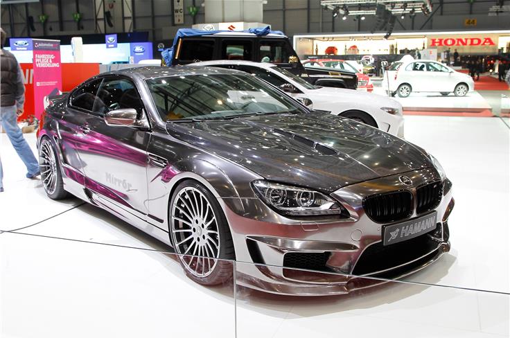 Hamann's 6-series features a chrome wrap and a number of styling parts

