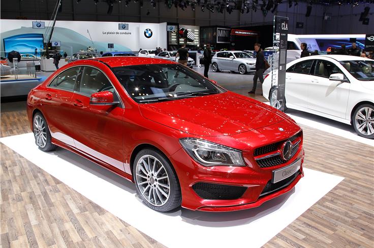 Mercedes CLA is based on the A-class platform and will spawn an AMG version

