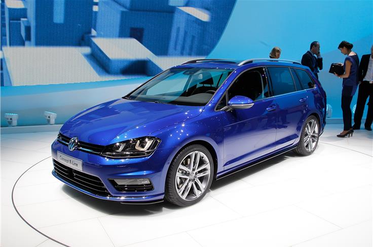 VW unveiled the new Golf GTD at the Geneva show. 