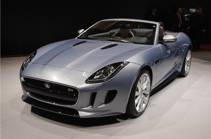 F-type arrives in Jaguar showrooms this year. Internationally, both V6 and V8 petrol engines will be available