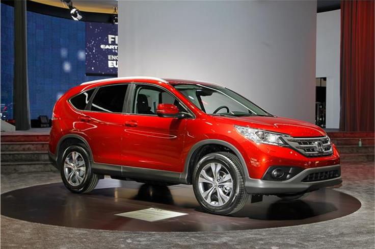 Honda showcased the new CR-V at Geneva powered by a 1.6-litre diesel engine. 