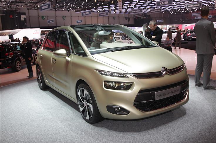 Next C4 Picasso will use Technospace styling cues and be lighter than current car. 
