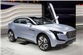 This is the Subaru Viziv concept. It hints at future design language and hybrid powertrain technology for the brand. 