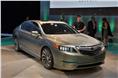 The RLX is a Acura's flasgship saloon. Concept previews the next model
