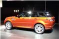 Design cues from the Evoque are clear to see in the Range Rover Sport
