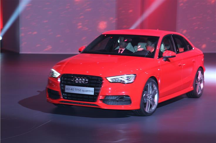 Audi's A3 saloon is shorter, wider and lower than its nearest competitor, the Mercedes CLA.