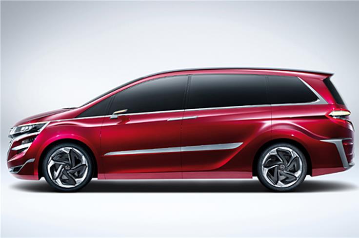 The Honda Concept M previews a production model that will appear next year. 