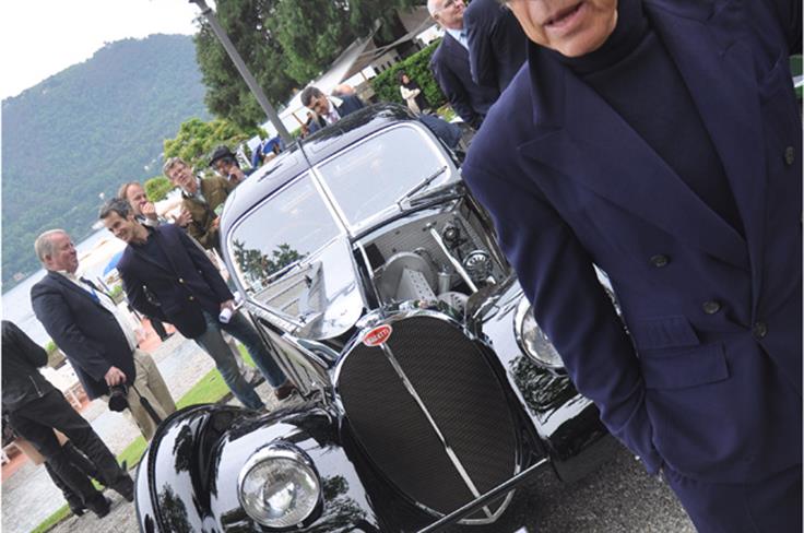 Ralph Lauren and his Bugatti Atlantic