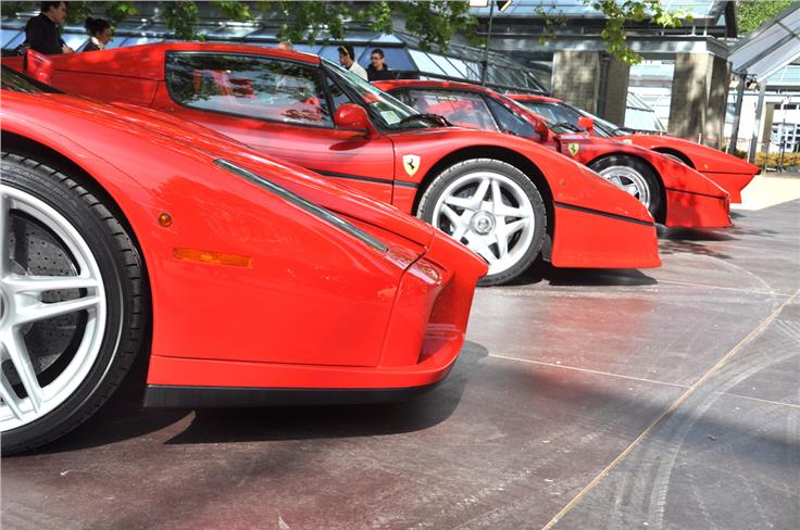 Modern classics -- the Enzo, the F50, the F40 and the 288 GTO