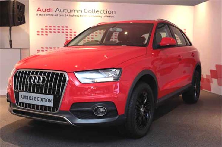 Audi launched the Q3 S Edition today at Rs 24.99 lakh (Ex-showroom, Delhi)