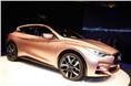 Infinity's new Q30 is set to use the same MFA platform as the Mercedes A-class.