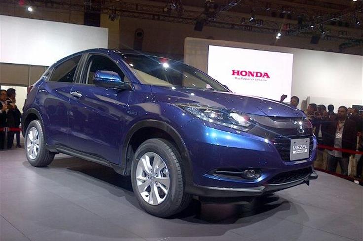First picture of the new Honda Vezel SUV.