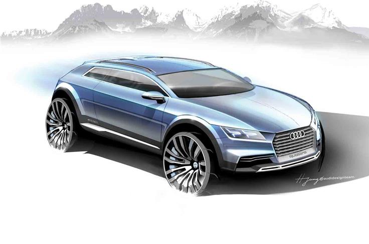 Audi will show a new crossover concept at the show. 