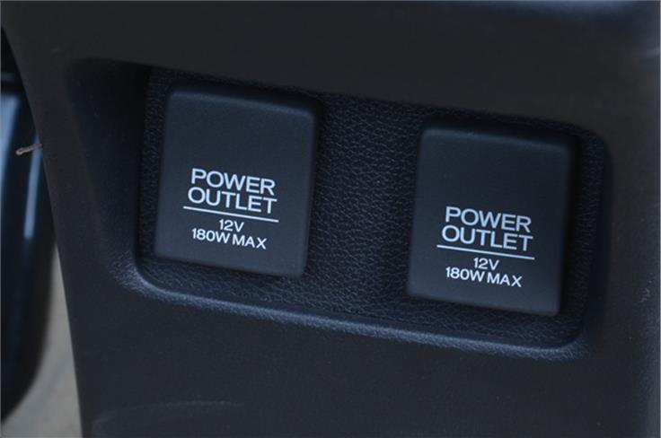 Also on offer is cruise control and four charging sockets in addition to the usual list of equipment.