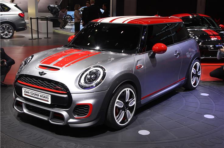 The new Mini has also been shown at the Detroit Motor Show. 