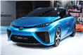 The new Toyota Fuel Cell vehicle concept.