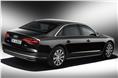 The new Audi A8 L security is based on the facelifted A8 sedan. 