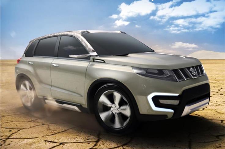 Maruti will showcase the new iV-4 concept SUV at the Auto Expo 2014. 