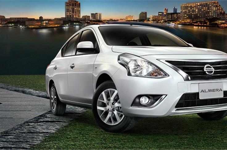 The Nissan Sunny (Almera for Thailand) has received a mid-cycle styling update. 