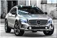 On display at the Auto Expo will be the India-bound GLA SUV, albeit in concept form. 