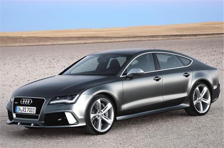 Audi&#8217;s display at the Auto Expo will also include the recently-launched RS7 sedan. It&#8217;s got a 4.0-litre TFSI twin-turbo V8 engine good for 553bhp