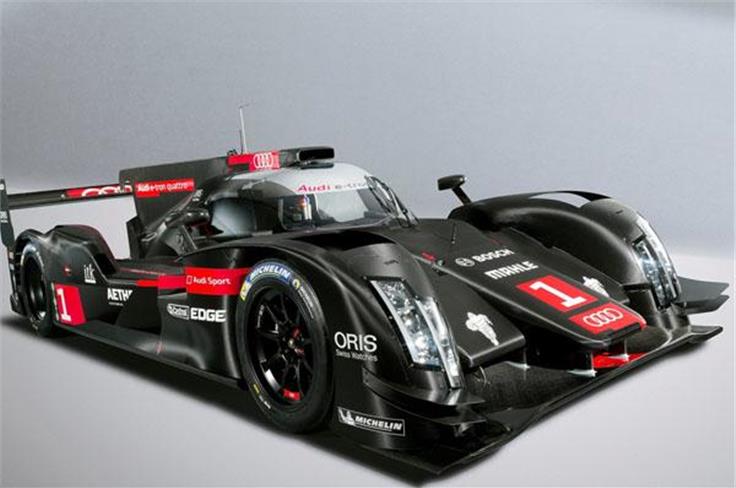 Audi will display the Le Mans-winning R18 e-tron Quattro racing car