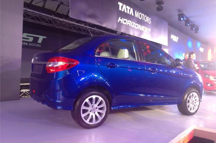 The new Tata Zest compact sedan has been unveiled. 