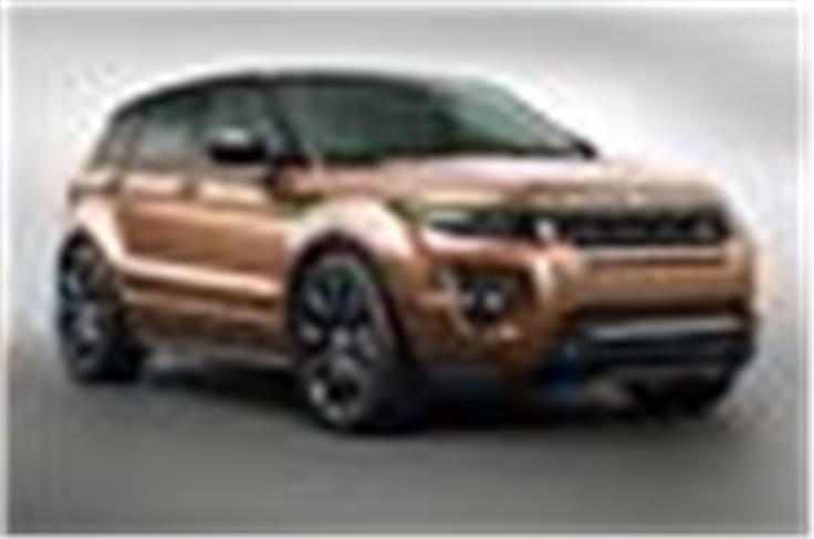 Land Rover will showcase the Range Rover Evoque equipped with the new nine-speed automatic gearbox.