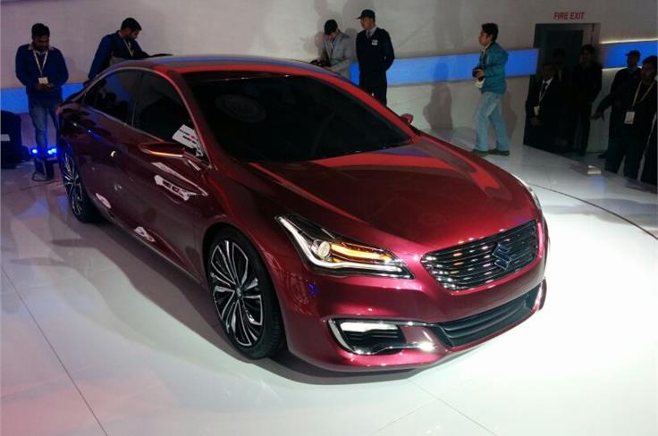 Maruti has unveiled the Ciaz Concept at Auto Expo 2014