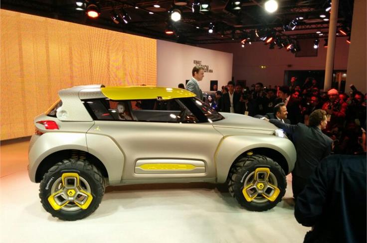 Renault has unveiled the KWID Concept at Auto Expo 2014