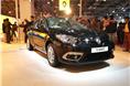 The Fluence facelift is on display at Auto Expo