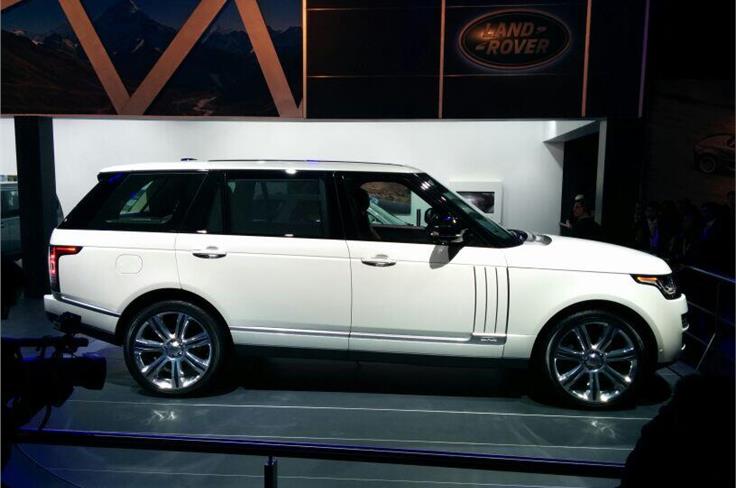 Range Rover LWB's wheelbase gets a 186mm stretch promising more legroom for occupants.