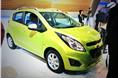 Chevrolet launched its updated Beat hatchback at the Auto Expo. 