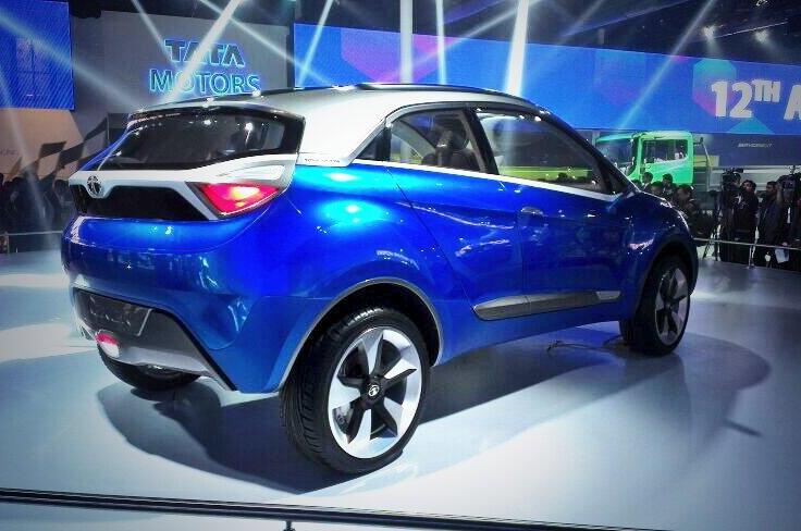 The Nexon compact crossover concept points to the future design direction that Tata vehicles will take.