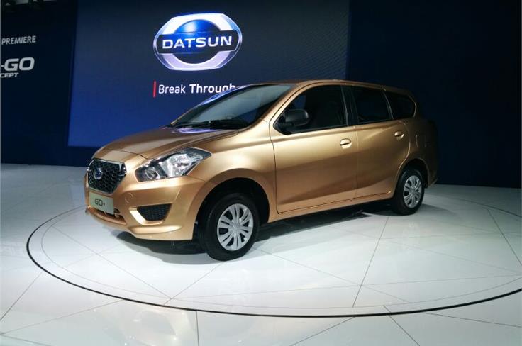 The GO+ MPV is on display for the first time at Auto Expo 2014