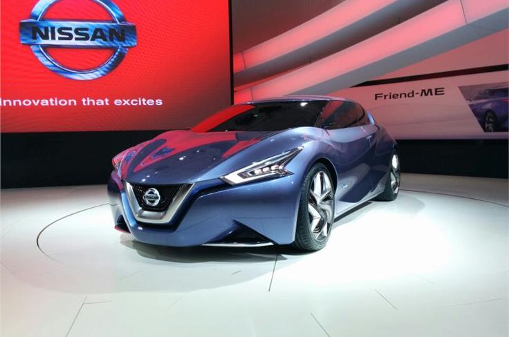 Nissan is showcasing the Friend-ME concept at the show 
