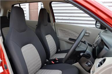 The Celerio features a roomy dual tone interior.
