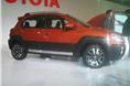 Toyota showcased the new Etios Cross at Expo.It is basically an Etios Liva hatch with additional body cladding.