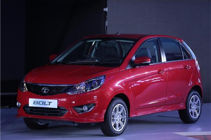 Tata Motors unveiled the Bolt hatchback at the Auto Expo