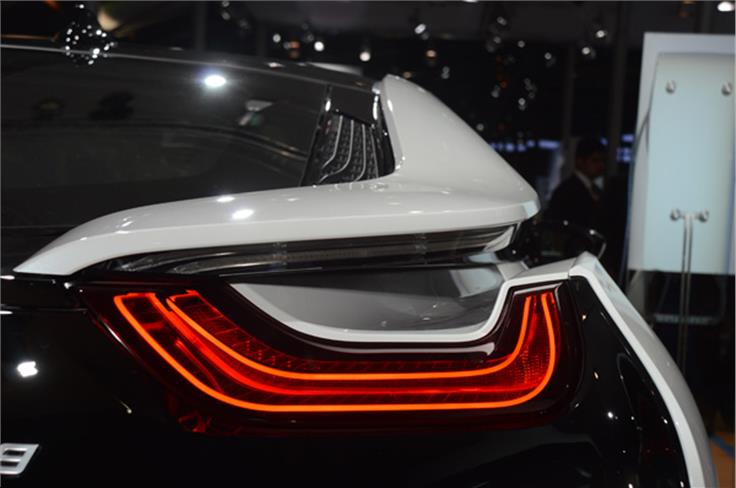 Beautifully complex details all over the i8