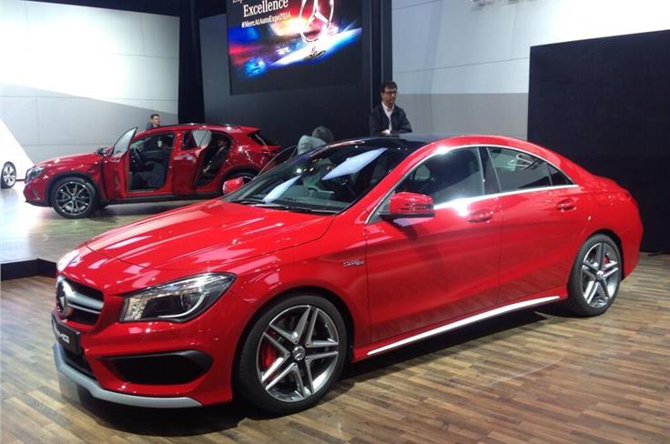 The CLA 45 AMG has the most powerful four-cylinder engine in the world.