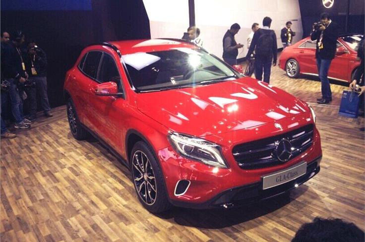 Mercedes-Benz unveiled the GLA-class in India at the Auto Expo.