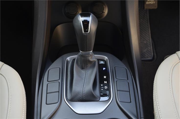Six-speed automatic gearbox is fairly responsive but tends to upshift early.