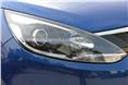 The Bolt's stretched, smart-looking headlamps come with projector units. 