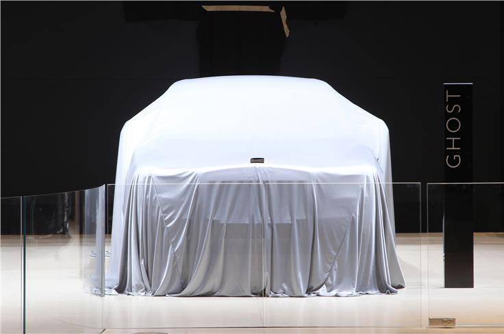This is the updated Rolls Royce Ghost which is still under wraps.