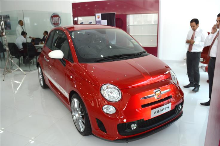 Fiat also launched its Abarth brand in India at the Auto Expo, starting with the Fiat 500 Abarth. 