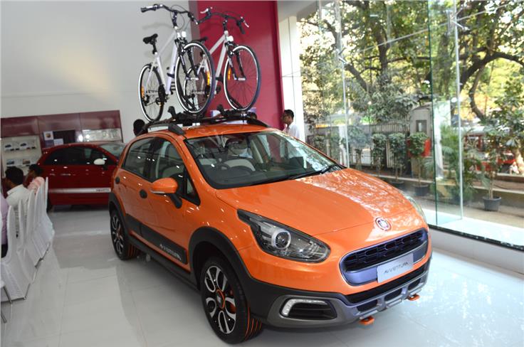 Fiat has showcased the Avventura for the first time after its Auto Expo 2014 unveil. 