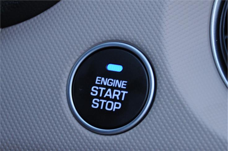 Like the Grand i10, the Xcent also gets a push-button start in some variants. 